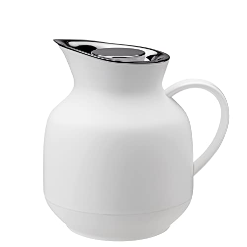Stelton Amphora Isolierkanne für Tee 1 Liter soft white