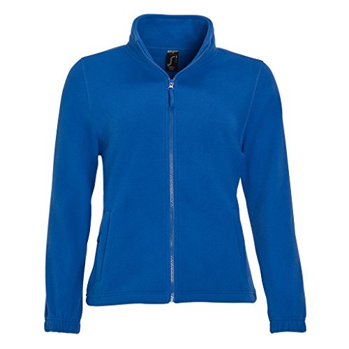 SOLS Damen North Fleece-Jacke mit durchgehendem Reißverschluss (Xlarge) (Königsblau)