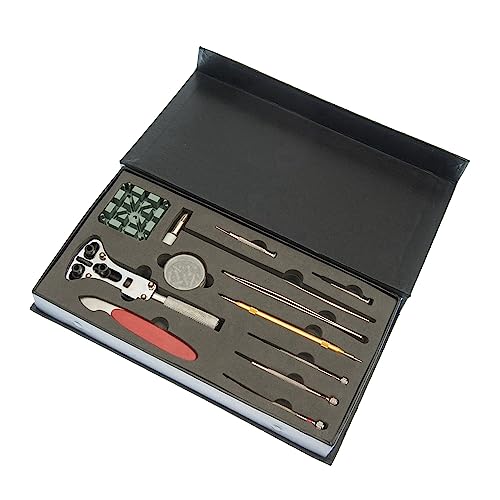 meiyan 29-Teilige Box WerkzeugsäTze Zur Reparatur Von Uhren, zum Wechseln der Batterie, zum ÄNdern der GrößE des Uhrmachers, zum Entfernen und Anbringen Von UhrenarmbäNdern für zu Hause