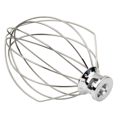 K5AWW Wire Whip Steel Wire Whisk Stainless Steel Egg Beater Mixer Mixing Head 5QT for American
