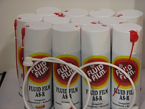 12 x Fluid Film AS-R Langzeit-Rostschutz Kriechöl 400ml Sprühdosen + 2 xSonde GRATIS
