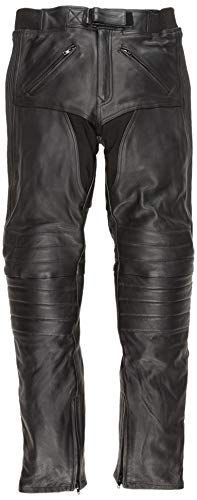 LT1005 Razor Sport Leather Trousers Removable CE Armoured Leather Pants (2XL/S)