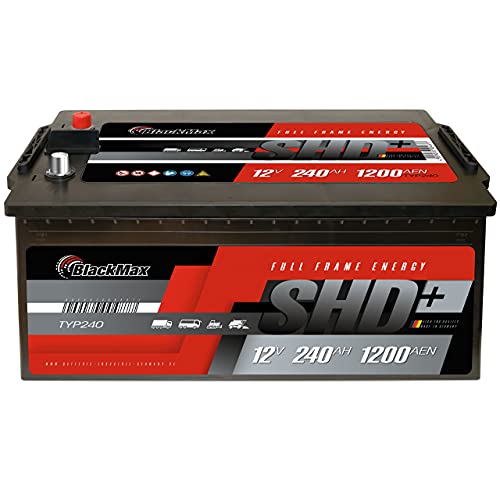 BlackMax SHD 240 LKW Starterbatterie - 12V 240Ah 1200A/EN
