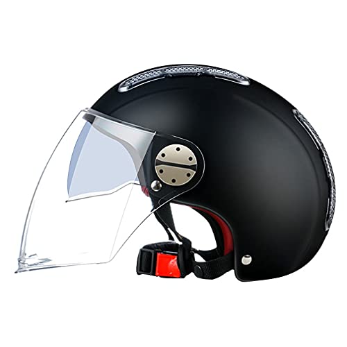 Leichter Helm Rennrad Fahrradhelm Herren Damen Für Fahrradfahren Sicherheit Erwachsene Leichter Verstellbarer Atmungsaktiver Helm Mit Abnehmbarem Visier X,M=(54-56CM)