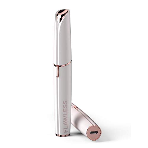 Finishing Touch Flawless 506356 Brows, Painless Hair Removal Device with Mirror, Safe for Sensitive Skin with Hypoallergenic 18-karat Gold Head, White, 920 g