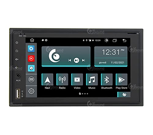 Universal Autoradio 2DIN Android GPS Bluetooth WiFi Dab USB Full HD Touchscreen Display 6.2" Easyconnect Easyconnect 8-Kern-Prozessor Sprachbefehle