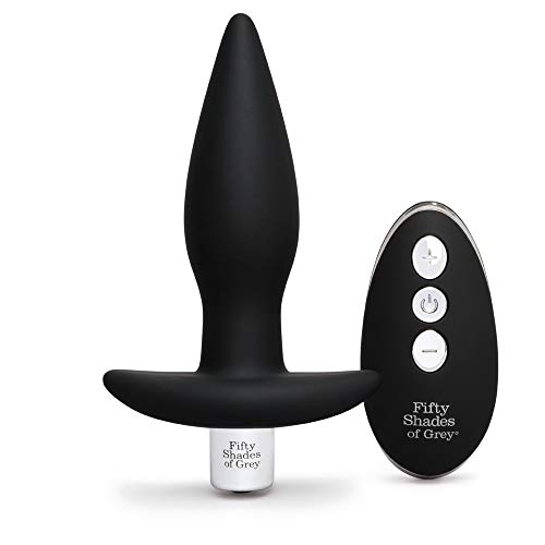 Fifty Shades Collection Relentless Vibrations Remote Control Butt Plug - Black