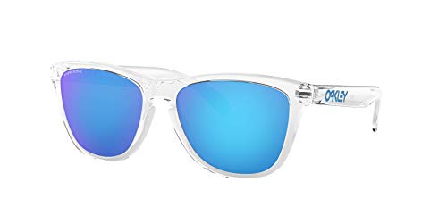 Oakley Unisex-Erwachsene Frogskins 9013d0 Sonnenbrille, Weiß (Transparente), 0