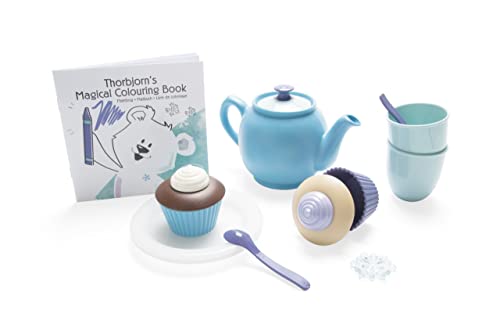 Dantoy – Thorbjorns Tee Servier Set - Geschirrset - 16 Teilen - Für Kinder ab 2 Jahre - Spielzeug - Tassen und Zubehör – Spielküche – Rollenspiele - Plastik - Produziert in Dänemark