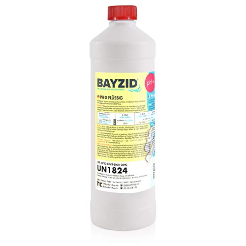 24 x 1 kg BAYZID ® pH-Heber Plus flüssig - für Top Wasserqualität im Schwimmbad & Pool