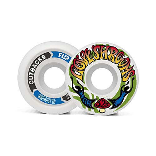 Flip Cutback Loveshroom 52 mm 99a Wheels Pack Skateboard-Rollen, Unisex, Mehrfarbig (Mehrfarbig)