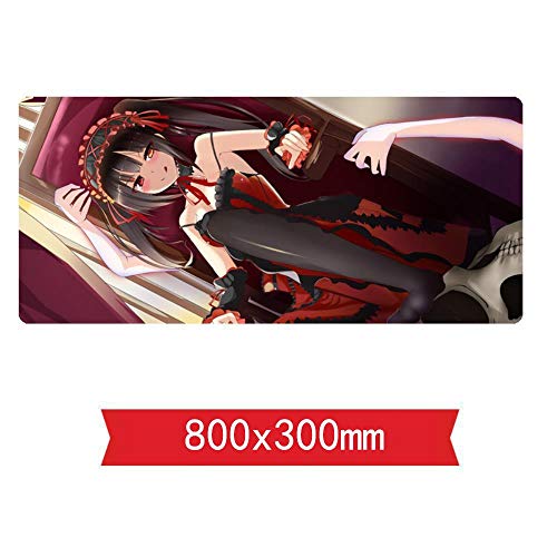 IGIRC Mauspad,Date a Love Speed Gaming Mouse Pad | XXL Mousepad |800 x 300mm Large Size| 3mm-Thick Base | Perfect Precision and   Speed, S