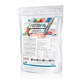 Frey Nutrition Protein 96 Erdbeer Zipp-Beutel, 1er Pack (1 x 500 g)