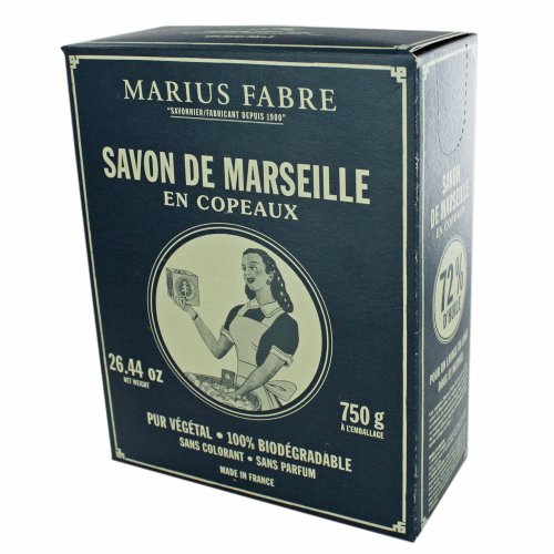 Marius Fabre Seifenflocken Savon de Marseille nature (für Maschinen und Handwäsche), 750 g