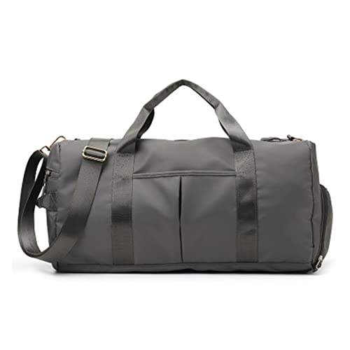 SilteD Bai Shi Wu Dry Wet Bag Fitness-Turnbeutel für Damen und Herren, Yoga-Matten-Tasche, Reise-Trainingstasche, Sporttaschen (Farbe: Grau)