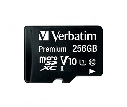 Verbatim microSDXC Card 256GB, Premium, Class 10