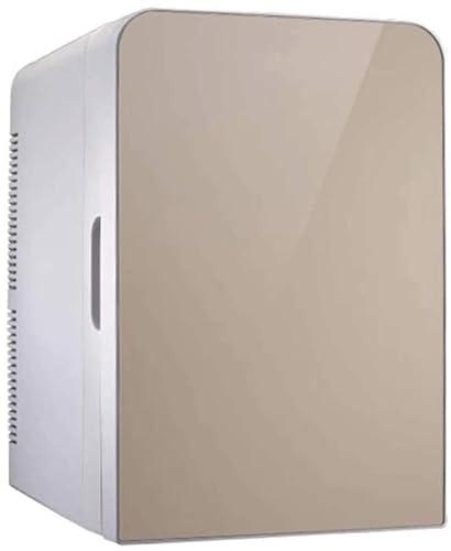 FBITE Autokühlschrank/Mini-Gefrierschrank/Kleiner tragbarer 10-Liter-Lärmarm, Übergang von heiß auf kalt, dreistufige Struktur, Auto 12 V/Haushalt 220 V, geeignet für die Familie