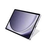 Samsung Book Cover EF-BX210 für das Galaxy Tab A9, Tablet Cover, Tablet-Hülle, schlankes, leichtes Design, stilvoller Schutz, zwei praktische Aufstellmöglichkeiten, White