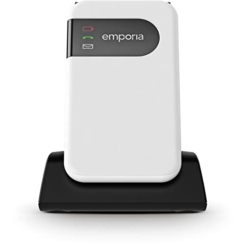 Emporia SIMPLICITYglam Senioren-Klapp-Handy IP54, mit Ladestation, SOS Taste, Spritzwassergeschützt