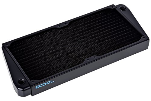 Alphacool 14242 NexXxoS ST30 X-Flow Radiator Kupfer Wasserkühlung 280mm, Schwarz