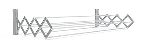 Juwel Ruckzuck 60 Wäschetrockner (Trockenlänge 4,9 m, Wandtrockner ausziehbar, Breite 60 cm, max. Belastbarkeit 20 kg) 40130