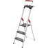 Hailo L100 TOPLINE 8050-307 Aluminium Stufen-Stehleiter inkl. Werkzeugablage Arbeitshöhe (max.): 2.