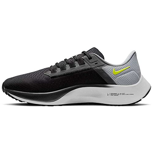 Nike Herren Air Zoom Pegasus 38 Laufschuh, Dk Smoke Grey/Volt-Smoke Grey, 45 EU
