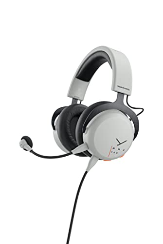 beyerdynamic MMX 100 geschlossenes Over-Ear Gaming-Headset in Grau mit META Voice Mikrofon, exzellenter Sound für alle Gaming Devices