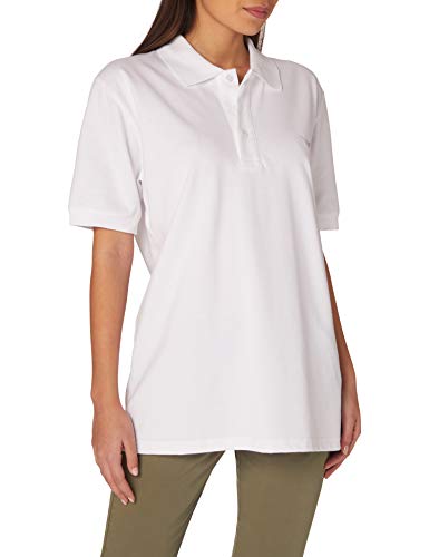 Trigema Damen Poloshirt , Weiß (Weiss 001) , M