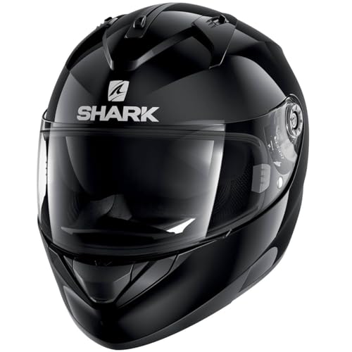 Shark Motorradhelm Hark Ridill Blank, Schwarz, Größe M