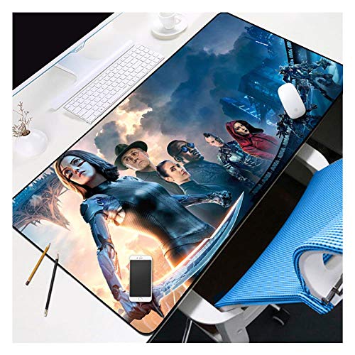 IGIRC Mauspad Fighting Angel Speed Gaming Mouse Pad | XXL Mousepad |900 x 400mm Large Size| 3mm-Thick Base | Perfect Precision and Speed, K