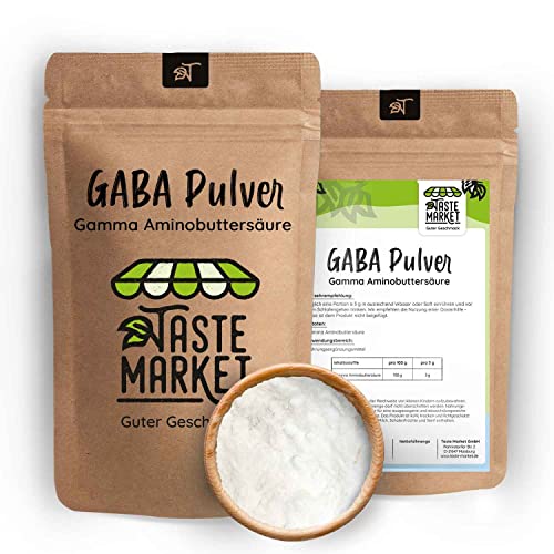 2 x 1 kg GABA Pulver | reines Pulver ohne Zustätze | 100% Gamma Aminobuttersäure | Aminosäure