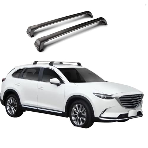 Dachträger Querträger, für Mazda CX9 2016-2020 Auto Dachträger Dachreling RelingträGer Aluminium Dachgepäckträger Für Autos
