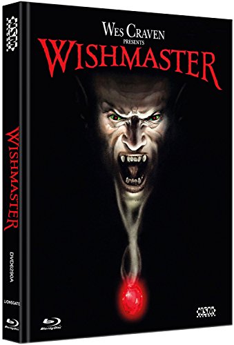 Wishmaster - uncut (Blu-Ray+ DVD) auf 999 limitiertes Mediabook Cover A [Limited Collector's Edition] [Limited Edition]