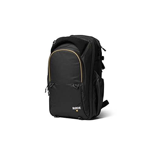 RØDE-Backpack für den RØDECaster Pro II, Laptop, Mikrofone, Armstative für Studioanwendungen und anderes Zubehör (18 l, schwarz)