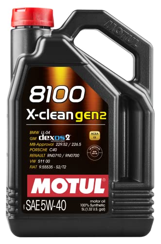 MOTUL Motoröl 8100 X-CLEAN GEN2 5W-40 109762