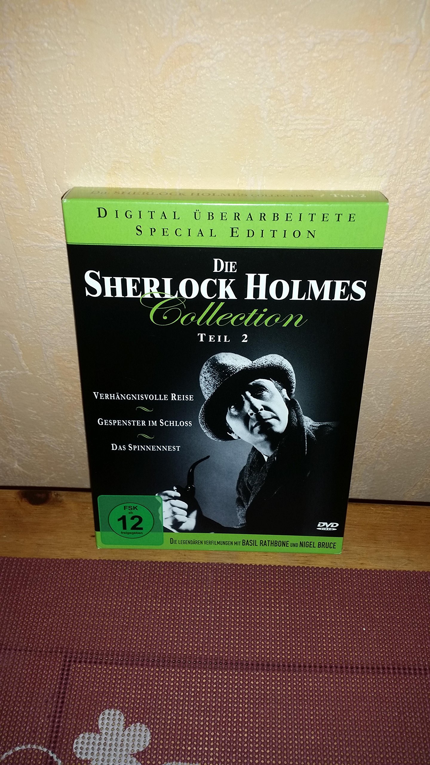 Die Sherlock Holmes Collection 2 (Verhängnisvolle Reise / Gespenster im Schloss / Das Spinnennest ) [3 DVDs]