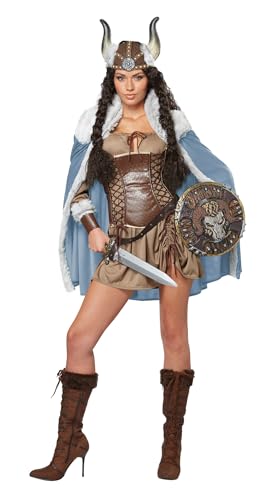 California Costumes 1336 Viking Kostüm für Erwachsene, Kinder, Braun, Medium