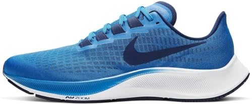 Nike Herren AIR Zoom Pegasus 37 Laufschuh, Blau Foto Blau Leere Weiß, 40.5 EU