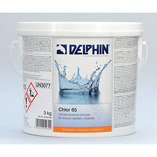 Chemoform Delphin 3 kg Chlorgranulat Chlor 65 Granulat schnelllöslich Poolpflege 0501003D
