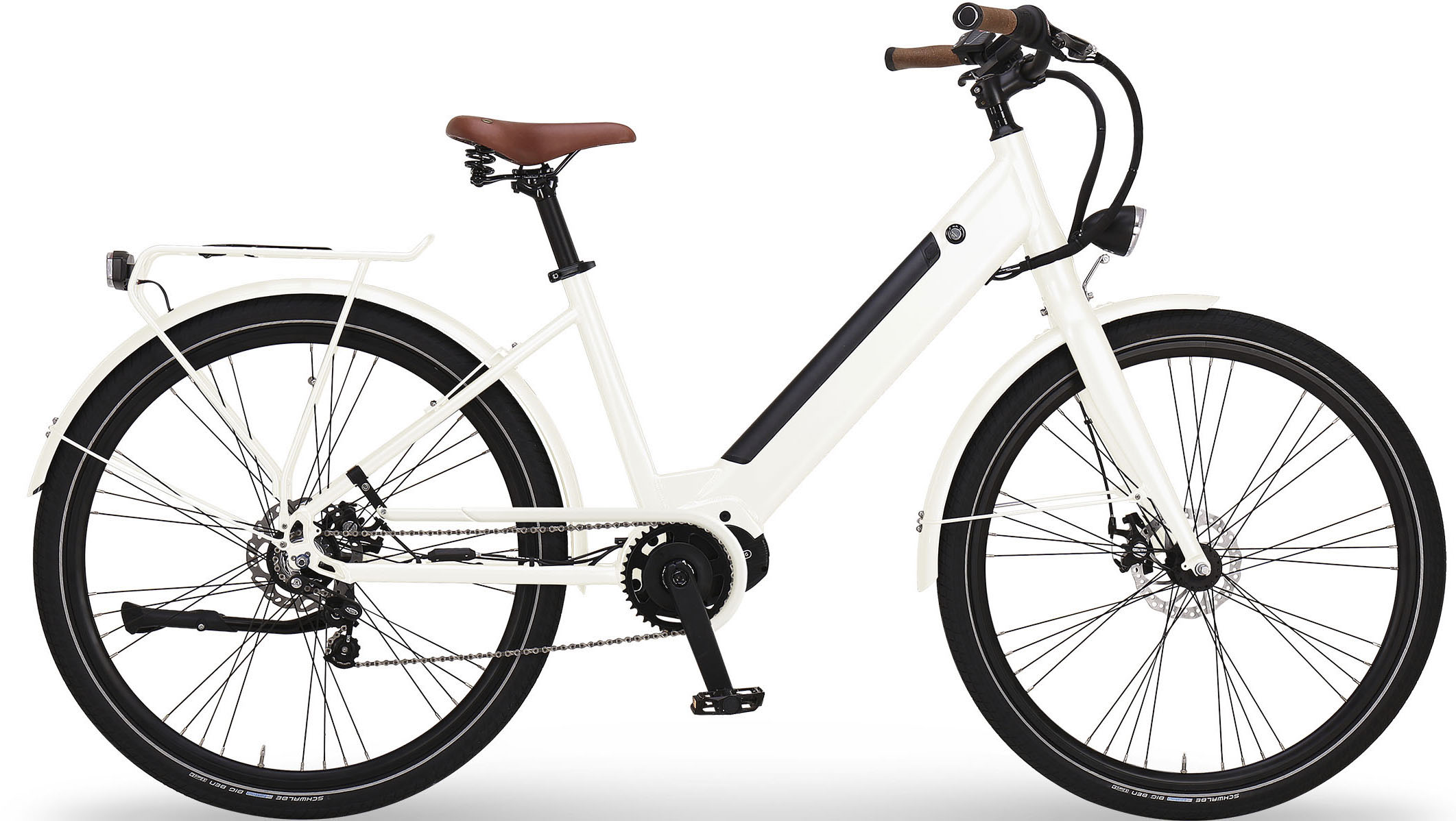 eGO Movement E-Bike "City 25 Julia Wave 45 cm Weiß 28"", Enviolo, Mittelmotor 250 W