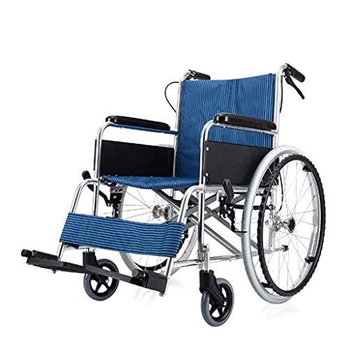 Rollstuhl Faltbarer Rollstuhl Leichter faltbarer Rollstuhl Transportrollstuhl Tragbarer Selbstfahrwagen für ältere Menschen Behindertenrollstühle Strandrollstuhl