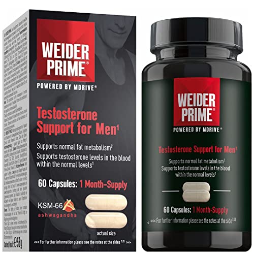 WEIDER PRIME Testosterone Support for Men - 60caps