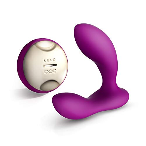LELO HUGO Männliches Prostata-Massagegerät Tiefe Rosa. Ferngesteuertes Vibrierendes Prostata Massage Toy für Männer