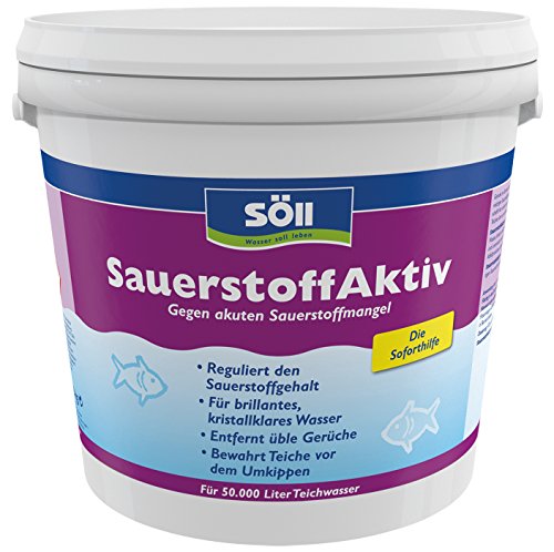 Söll 10889 SauerstoffAktiv - Gegen Gerüche und akuten Sauerstoffmangel im Gartenteich - 5 kg