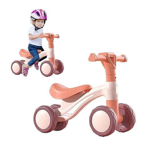 Laufradspielzeug | Weiches Kleinkinderfahrrad 4 Räder rund,Kleinkind-Wanderer und Kleinkind-Aufsitzspielzeug für 1–6-jährige Jungen, Mädchen, Kleinkinder, Kleinkindspielzeug Neecs