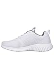 Skechers Herren Bounder Sneaker, White Mesh Pu Trim, 48.5 EU