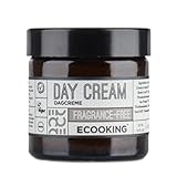 Ecooking Duftstofffreie Tagescreme 50ml - Gesichtscreme für Nährstoffe und Feuchtigkeit - Sanfte Feuchtigkeitscreme für den täglichen Gebrauch - Ideal für alle Hauttypen