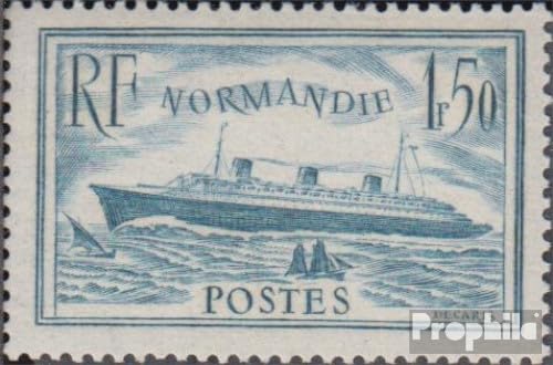 Prophila Collection Frankreich 316 (kompl.Ausg.) mit Falz 1936 Normandie (Briefmarken für Sammler) Seefahrt/Schiffe