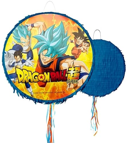 Pinata rund Dragon Ball One Piece Naruto Manga Party-Deko für Kinder Party-Zubehör Kindergeburtstag Party-Spiel (Dragon Ball)